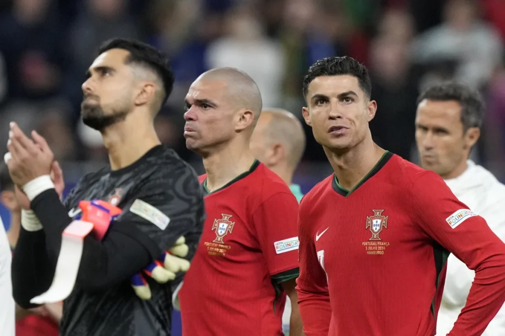 Ronaldo heads home as France beats Portugal 5-3 in a penalty shootout in Euro 2024 quarterfinals