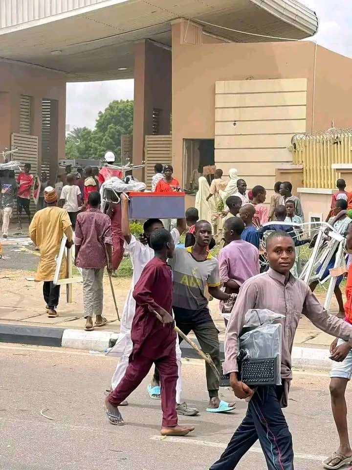 Hoodlums loot NCC in Kano during Hunger protest