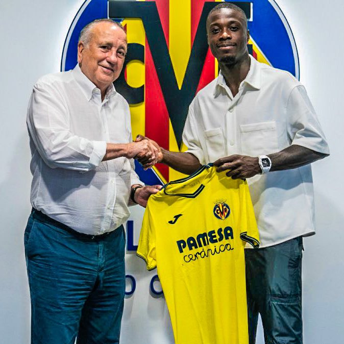 Nicolas Pepe Joins Villarreal on a Two-Year Deal