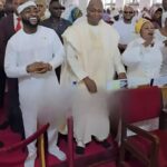 Davido and other dignitaries attend Thanksgiving of Adeleke’s mum at church