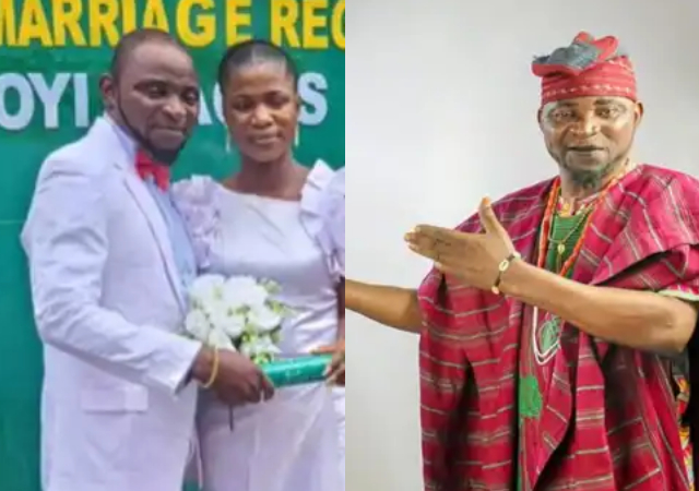 Yoruba actor, Alebiosu, weds wife in court