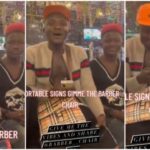 Portable Signs Rising Hypeman Barber Chair to Zeh Nation Record Label