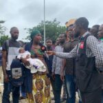 Nursing mother in Abuja, reveals why she joined the protest