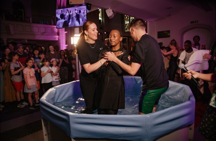 Dj Cuppy dedicates life to christ after baptism