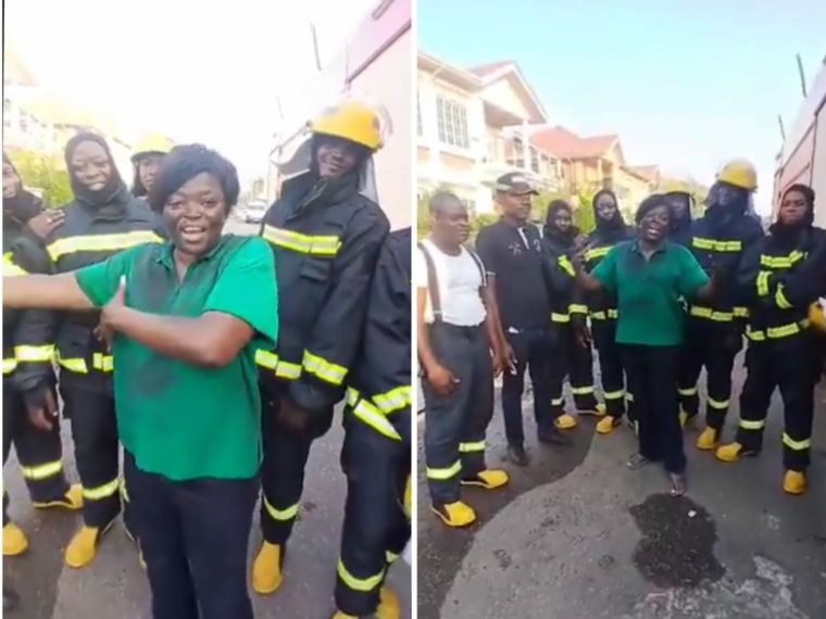 Funke Akindele features Fire Service of Lagos State in new movie