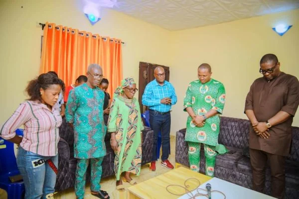 Governor Umo Eno of Akwa Ibom Fulfills Promise to Family of Late Makeup Artist Abigael Frederick