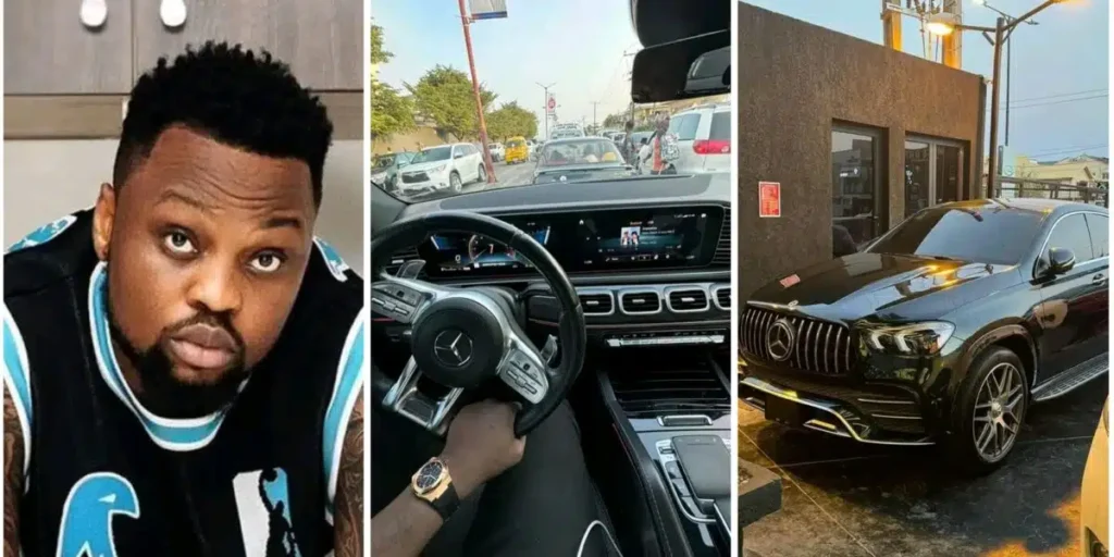 Egungun of Lagos acquires new Mercedes Benz worth millions of naira