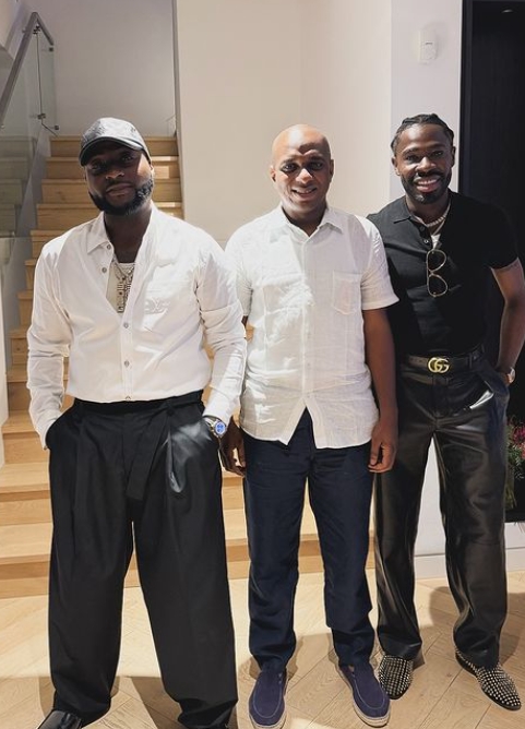 Davido Reunites with Former Lawyer, Bobo Ajudua, in Spain