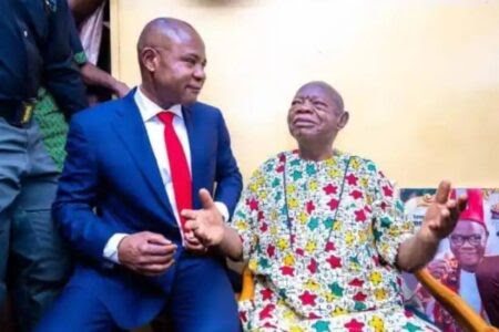 Enugu State Governor, Peter Mbah, Honors Mike Ejeagha By Naming Road After Music Legend