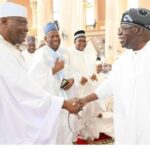 President Tinubu Meets Former VP Atiku Abubakar at Abuja Mosque