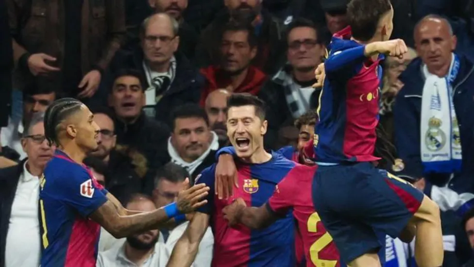 Barcelona Demolishes Real Madrid 4-0 in Epic Showdown, Leaving Mbappe and Madrid fans Stunned on Home Turf