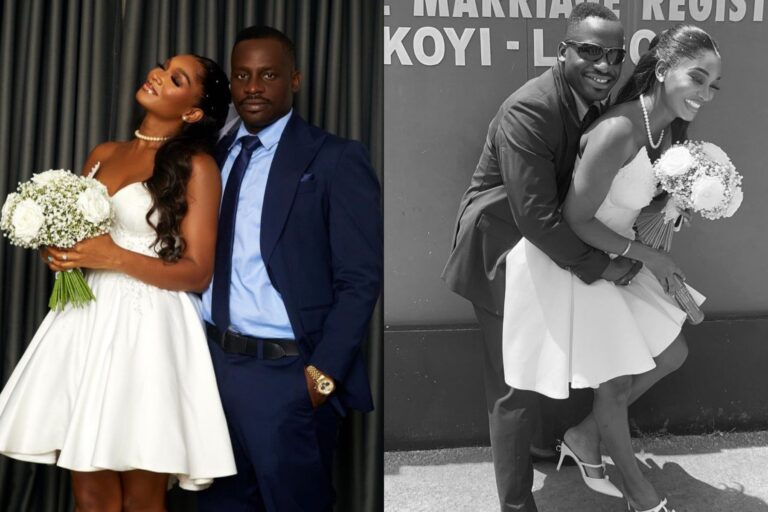 Wofai Fada Ties the Knot with Taiwo Cole in Intimate Civil Ceremony