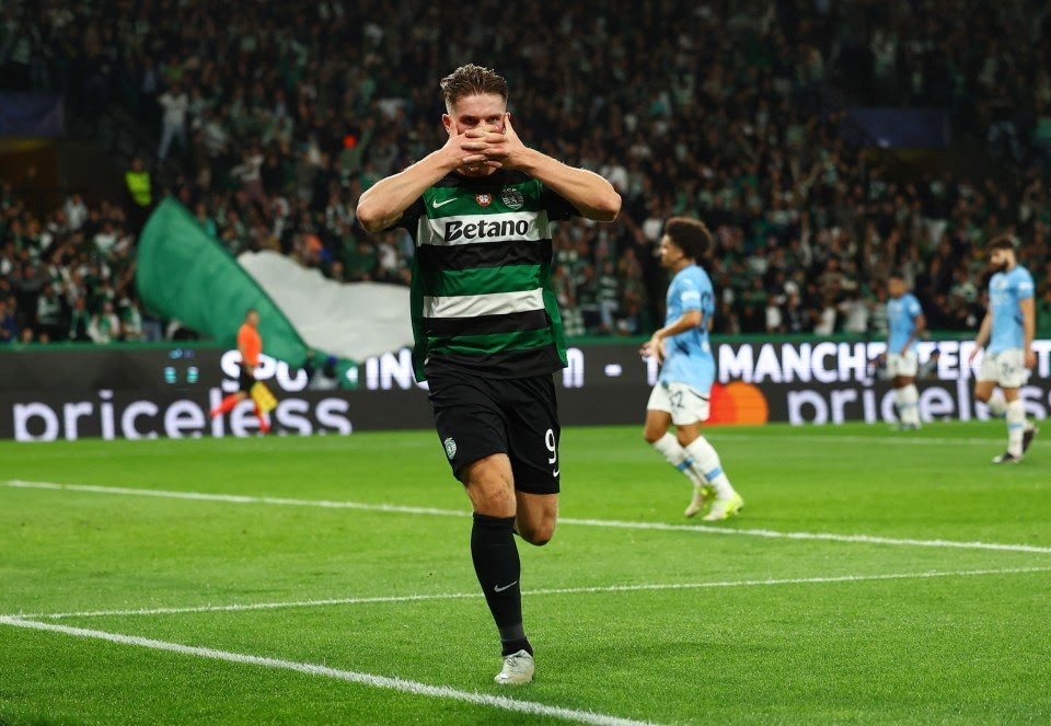 Sporting Lisbon Deliver Shock 4-1 Defeat to Manchester City in Champions League with Viktor Gyokeres Hat-trick