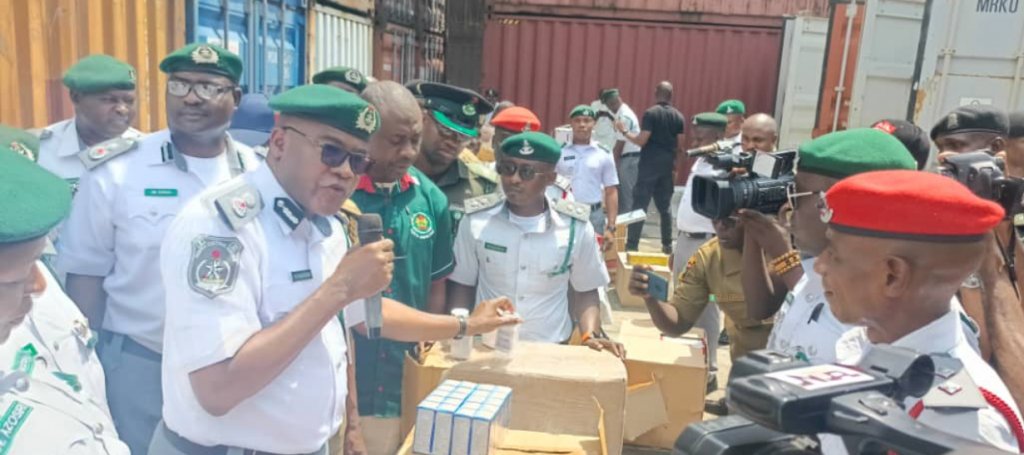 Customs Seizes Illicit Drugs Worth Over N46 Billion, Generates N550 Billion in Revenue