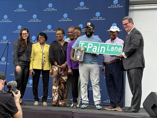 T-Pain Honored in Hometown of Tallahassee with Key to the City and Street Renaming