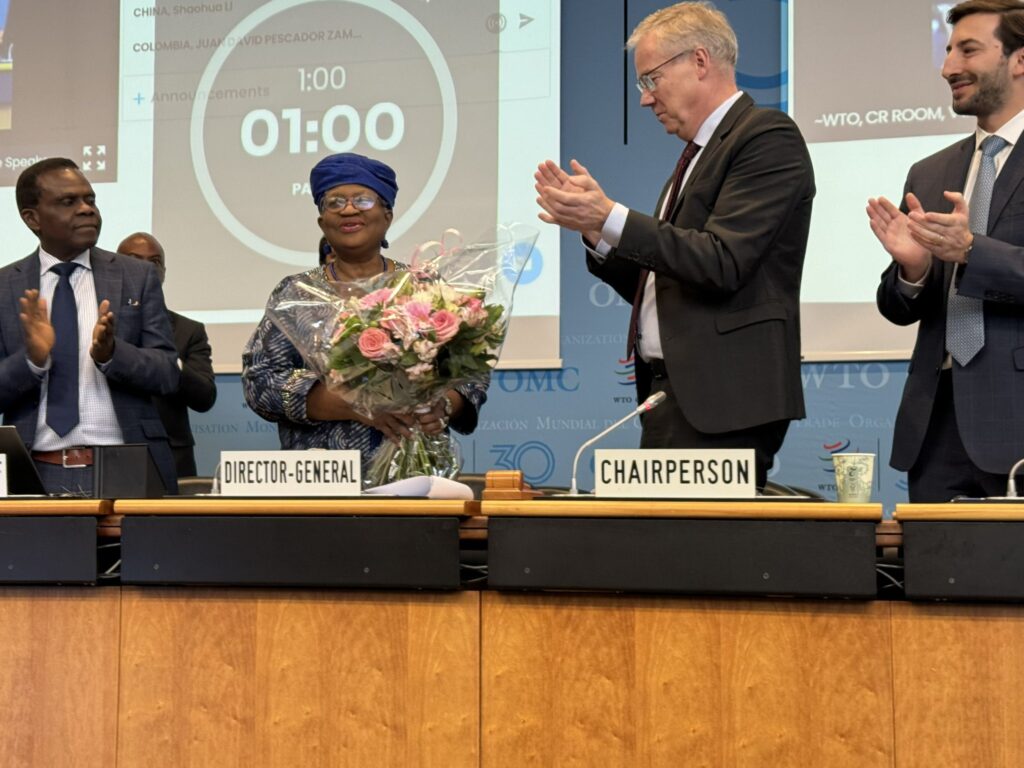 Ngozi Okonjo-Iweala Reappointed for Second Term as WTO Director-General