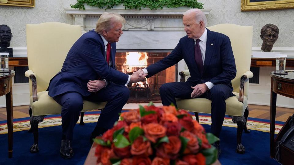 Biden and Trump Meet in the Oval Office, Reviving Tradition of a Peaceful Transition