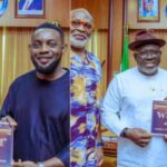 Ayo Makun Endorses New Movie The Waiter in Visit to Delta State Governor