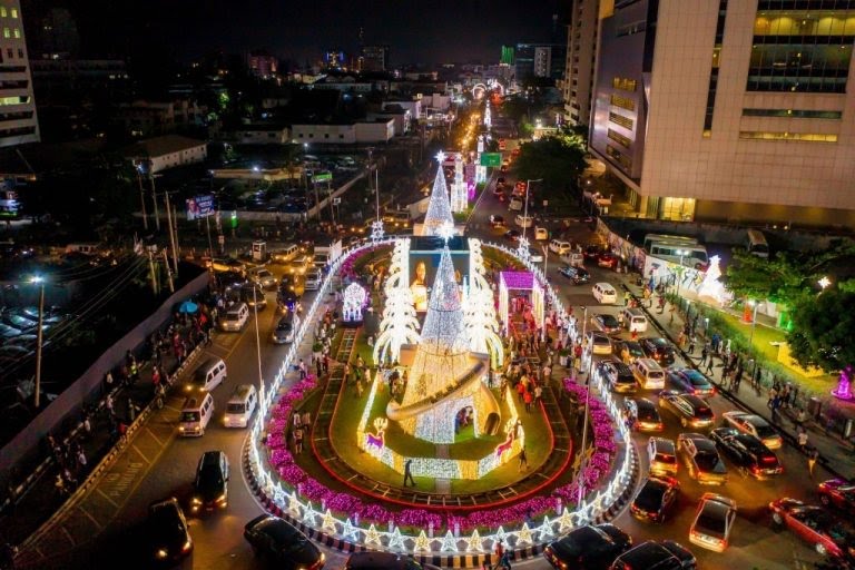 Zenith Bank Unveils Iconic Ajose Adeogun Christmas Decorations to Kick Off Festive Season