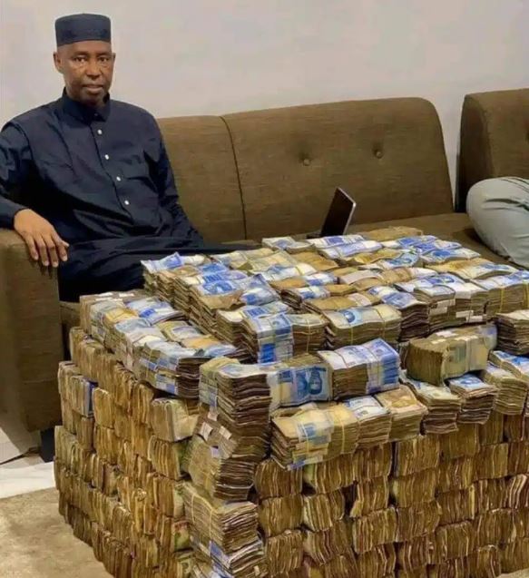 Nigerian Lawmaker Sparks Controversy After Flaunting Stacks of Cash