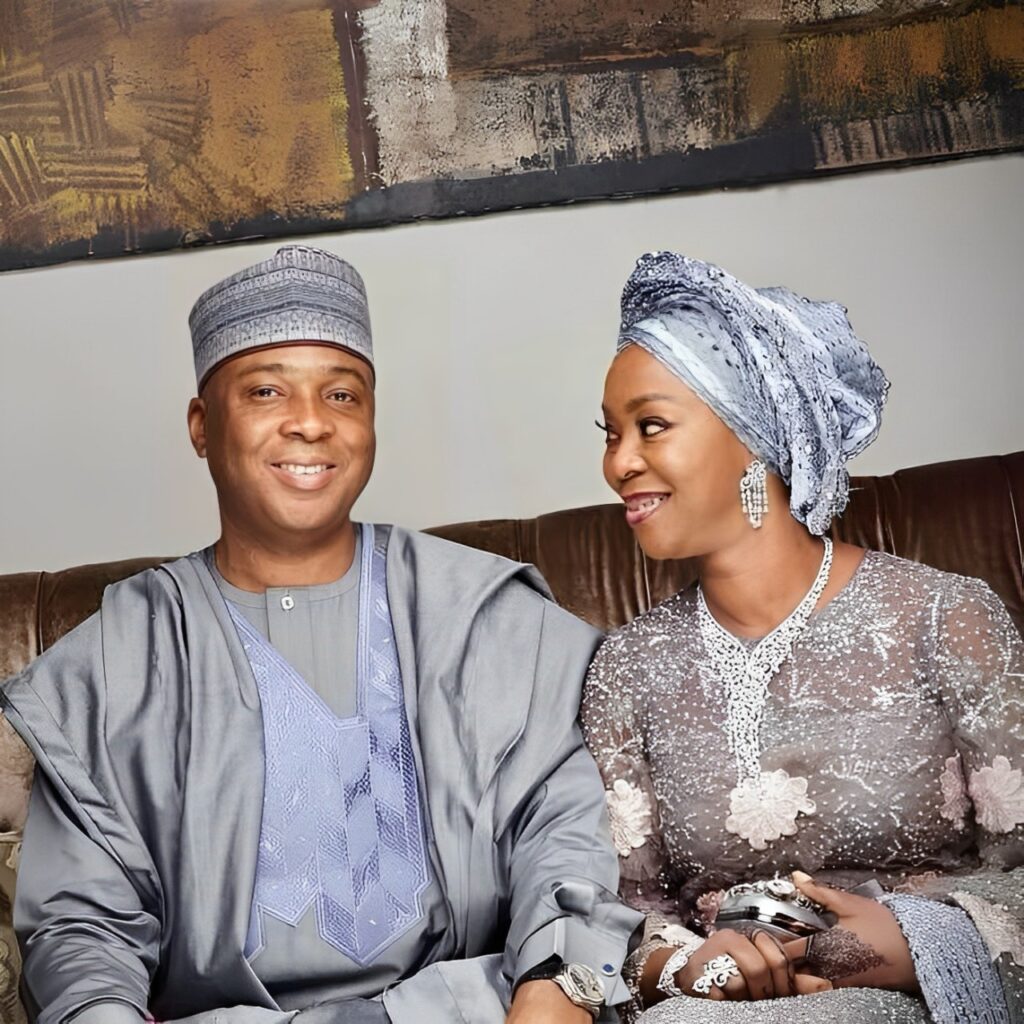 Bukola Saraki Celebrates 33 Years of Marriage with Wife Toyin