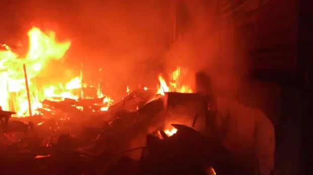 Fire Destroys Goods Worth Millions in Moniya Market, Oyo State