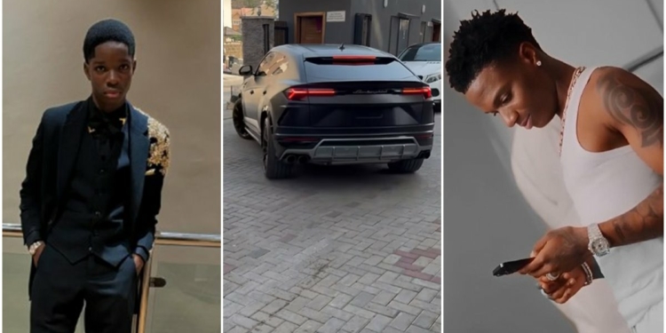 Wizkid’s Son Boluwatife Makes a Splash at Prom in a Luxurious Lamborghini