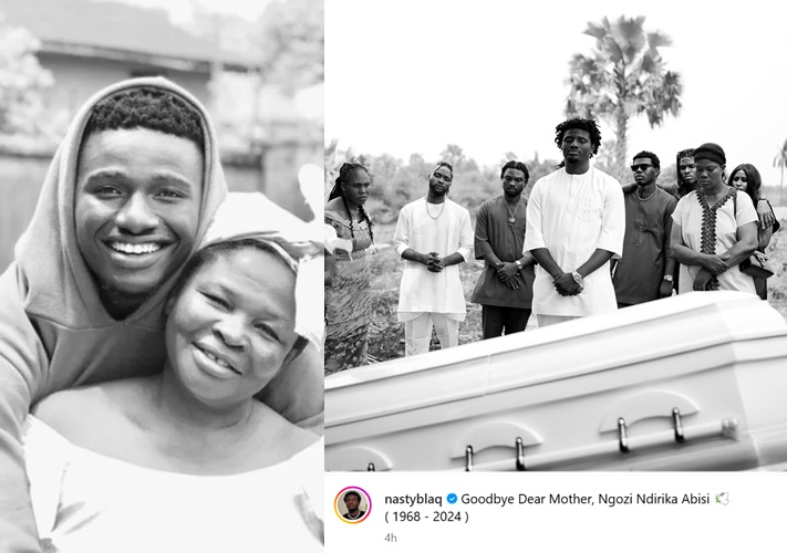 Nasty Blaq Bids Emotional Farewell to Late Mother on Social Media