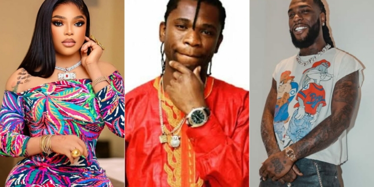 Bobrisky Appeals To Burna Boy For Speed Darlington’s Release After 45 Days In Detention