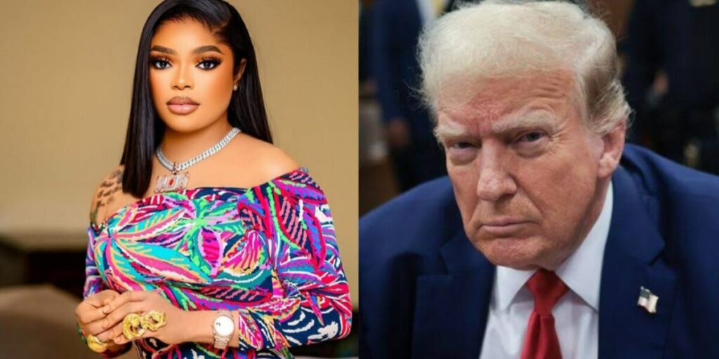 "I Don't Have Issues With Trump" - Bobrisky Reacts as Donald Trump Signs Order Recognizing Only Two Genders