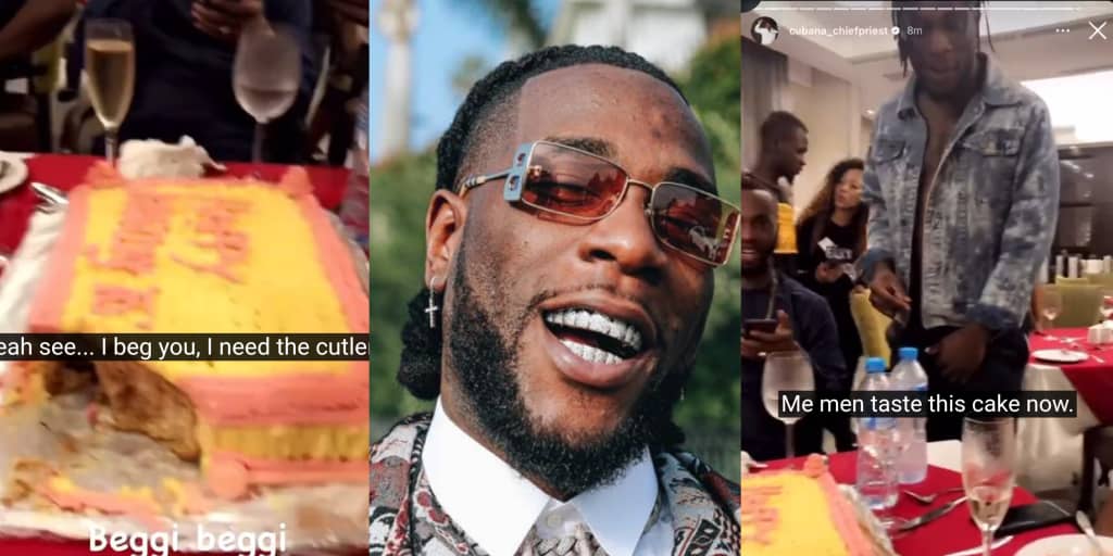 Vintage Video of Burna Boy Begging for Cake from Cubana Chief Priest Resurfaces Amid Ongoing Feud