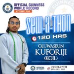 Oluwaseun Kuforiji Aims for Guinness World Record with 120-Hour Sewing Marathon