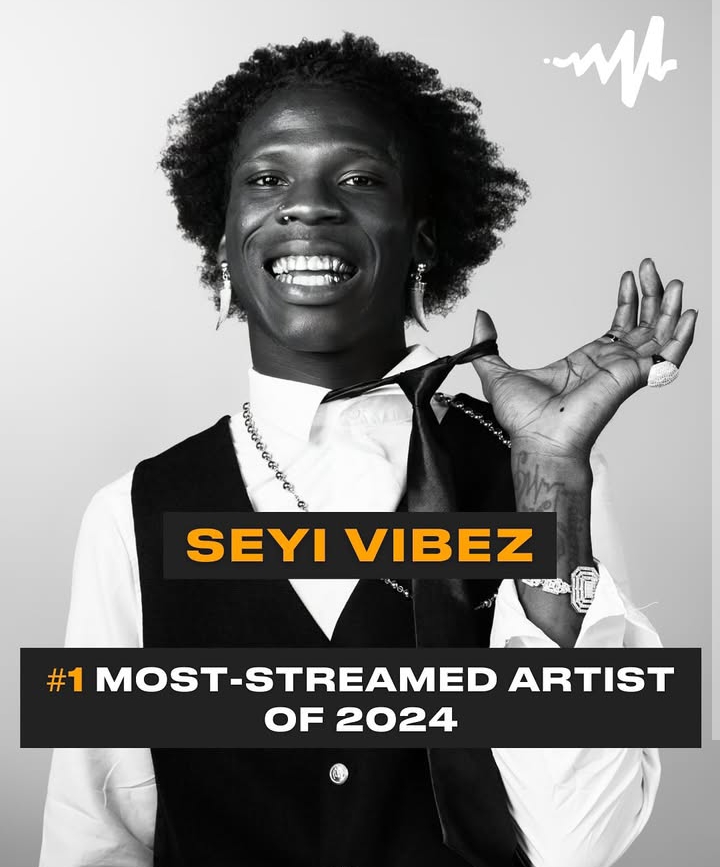 Seyi Vibez Tops AudioMack’s 2024 List of Most-Streamed Artists