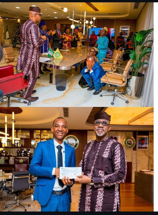 Governor Dapo Abiodun Rewards Kayode Adewale With N5 Million And A Bungalow For Global Teacher Prize Achievement