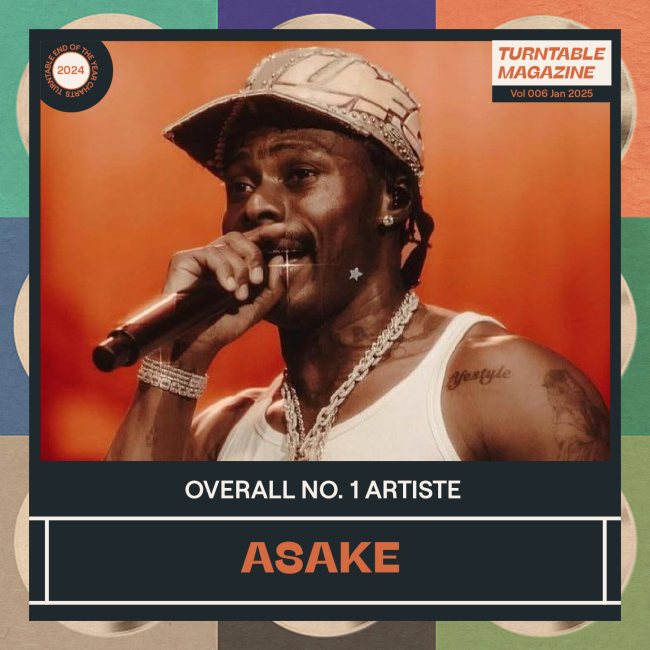 Asake Crowned Nigeria’s Best-Selling Artist Of 2024, Clinches Historic Third Consecutive Year At No. 1