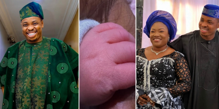 Woli Agba and Wife Celebrate Birth of Their New Baby